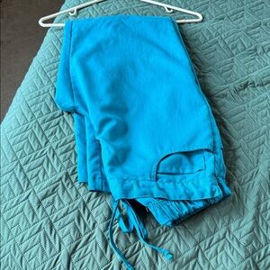 Bright Blue Scrub Pants